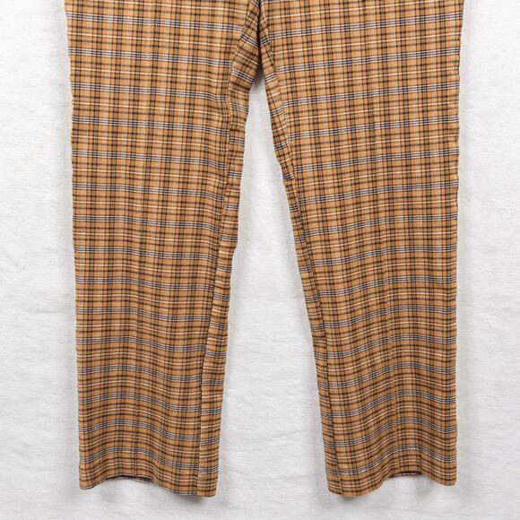 URBAN OUTFFITTERS Mensy Plaid Straight Crop Trouser Pants Academia Twee Hippie 4 - Picture 6 of 11